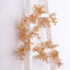 Artificial Boxwood Leaf Table Garland Metallic Gold - Versatile Faux Decorative Hanging Vine for Modern & Chic Event Styling 6ft
