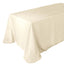 Faux Linen 90"x132" Rectangular Tablecloth Beige - Slubby Texture Wrinkle-Resistant Seamless Table Cover