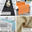Faux Linen 14"x108" Table Runner Natural - Rustic Style Table Decor