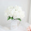 2 Bushes 17" White Artificial Silk Peony Flower Bouquets, Real Touch Peonies Spray