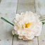 11" Blush Cream Real Touch Artificial Silk Peonies Flower Bouquet