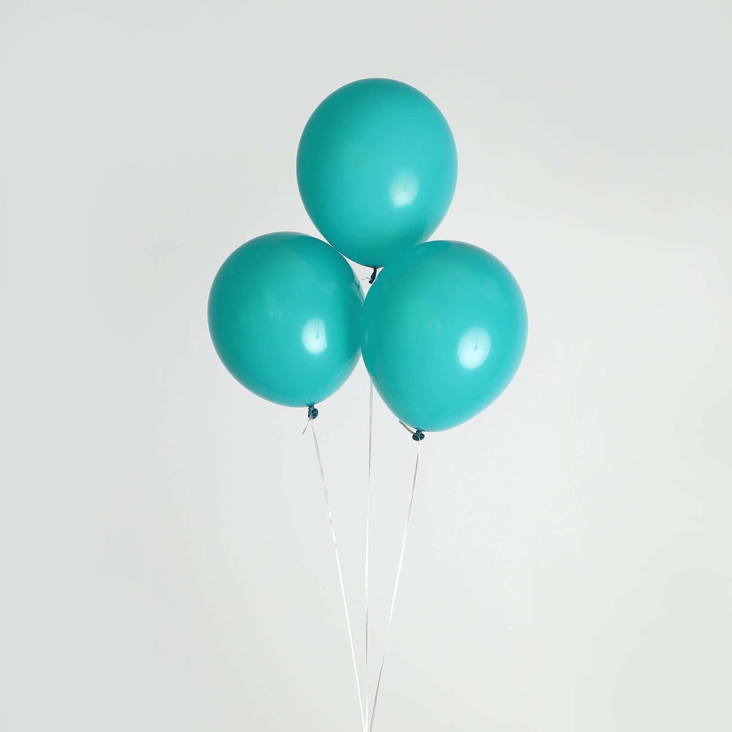 25 Pack 12" Matte Pastel Peacock Teal Helium Air Latex Party Balloons