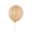 50 Pack Matte Pastel Blush Biodegradable Balloons 12", Round Eco-friendly Thick Latex Party Balloons