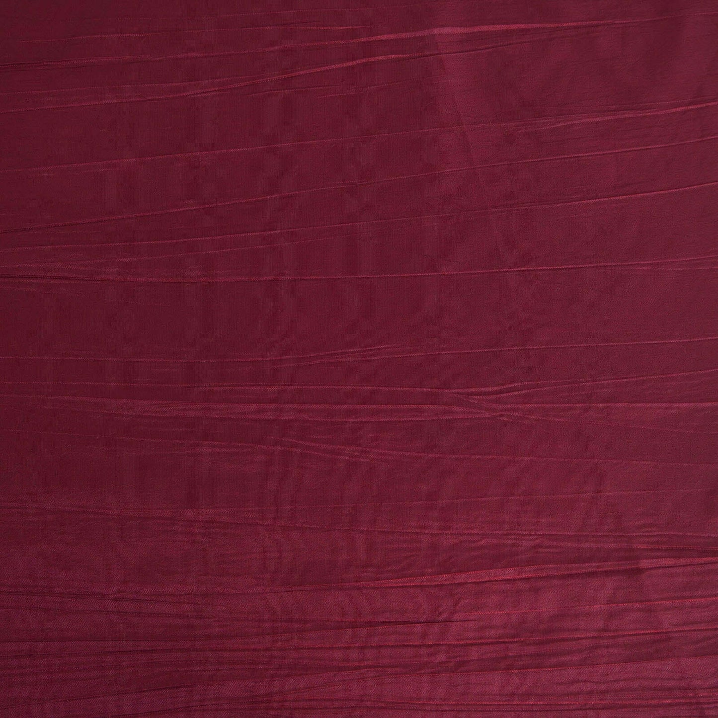 Taffeta 120" Round Tablecloth Burgundy - Seamless Accordion Crinkle Table Cover