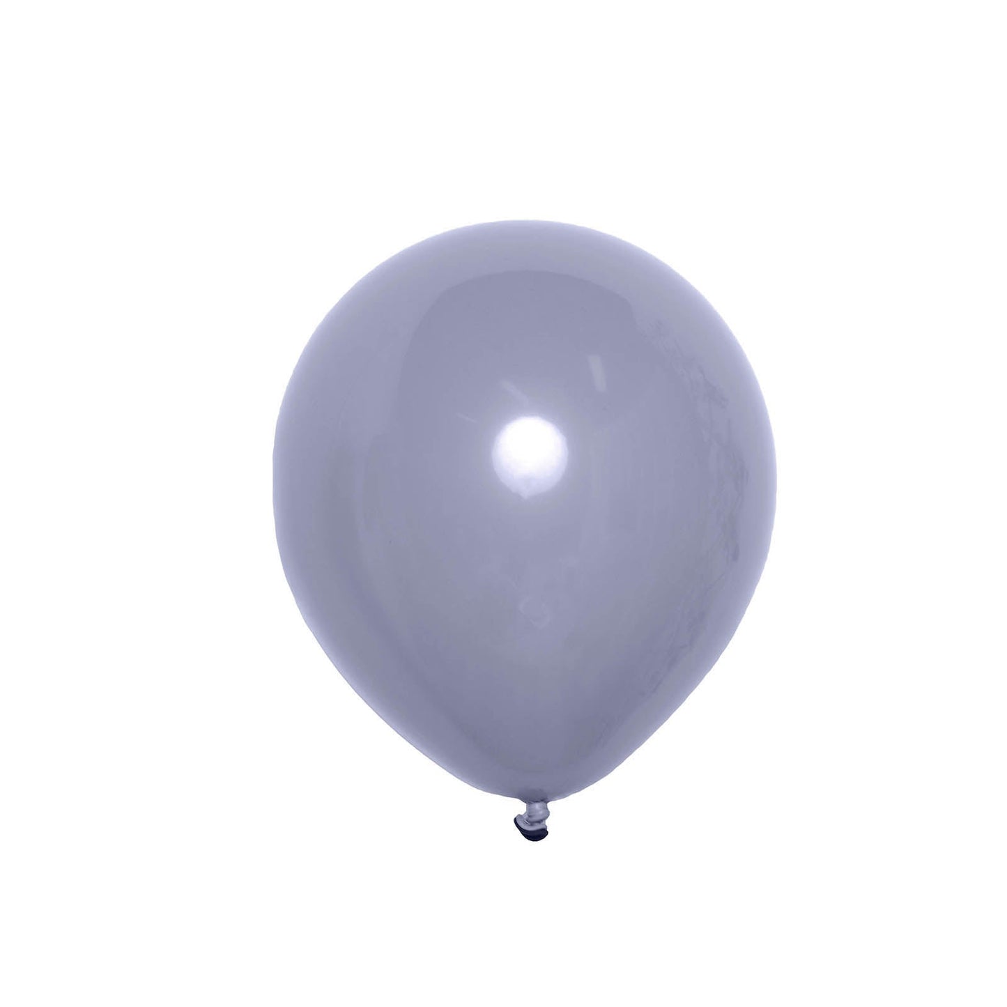 25 Pack 10" Matte Blue Gray Double Stuffed Prepacked Latex Balloons