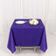 Scuba Square 70"x70" Tablecloth Purple - Wrinkle Free & Stain Resistant Table Cover