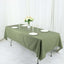 Polyester 60"x126" Rectangle Tablecloth Dusty Sage Green - Wrinkle-Resistant Table Cover