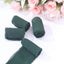 2 Pack 6yds Hunter Emerald Green Silk-Like Chiffon Ribbon Roll, DIY Wedding Bouquet Linen Wrap