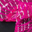 Mesh 72"x72" Table Overlay Square Tablecloth Fuchsia Silver - Wave Embroidered Sequins Table Topper