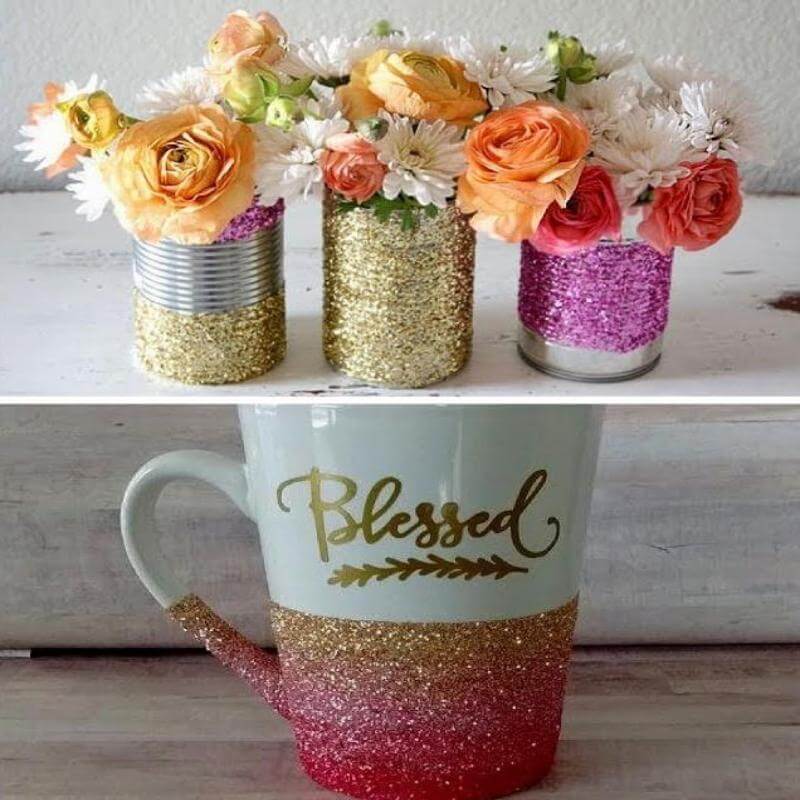 Extra Fine Glitter Bottle Coral - Nontoxic Glitter Dust Powder for Fun DIY Projects Kidsâ€™ Crafts Resin Art & Festival Decor 1 lb