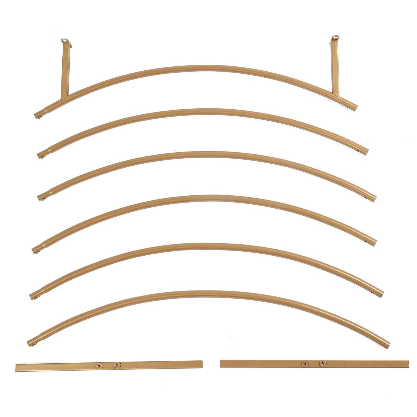 5ft Gold Metal Round Wedding Arch Arbor, Balloon Circle, Flower Frame Backdrop Stand