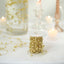 Faux Pearl String Beads Vase Filler - Gold DIY Craft Fishing Line Pearl Chains 100ft