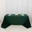 Scuba Rectangular 90"x156" Tablecloth Hunter Emerald Green - Wrinkle Free, Stain Resistant & Seamless Table Cover