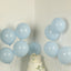50 Pack Matte Pastel Ice Blue Biodegradable Balloons 12", Round Eco-friendly Thick Latex Party Balloons