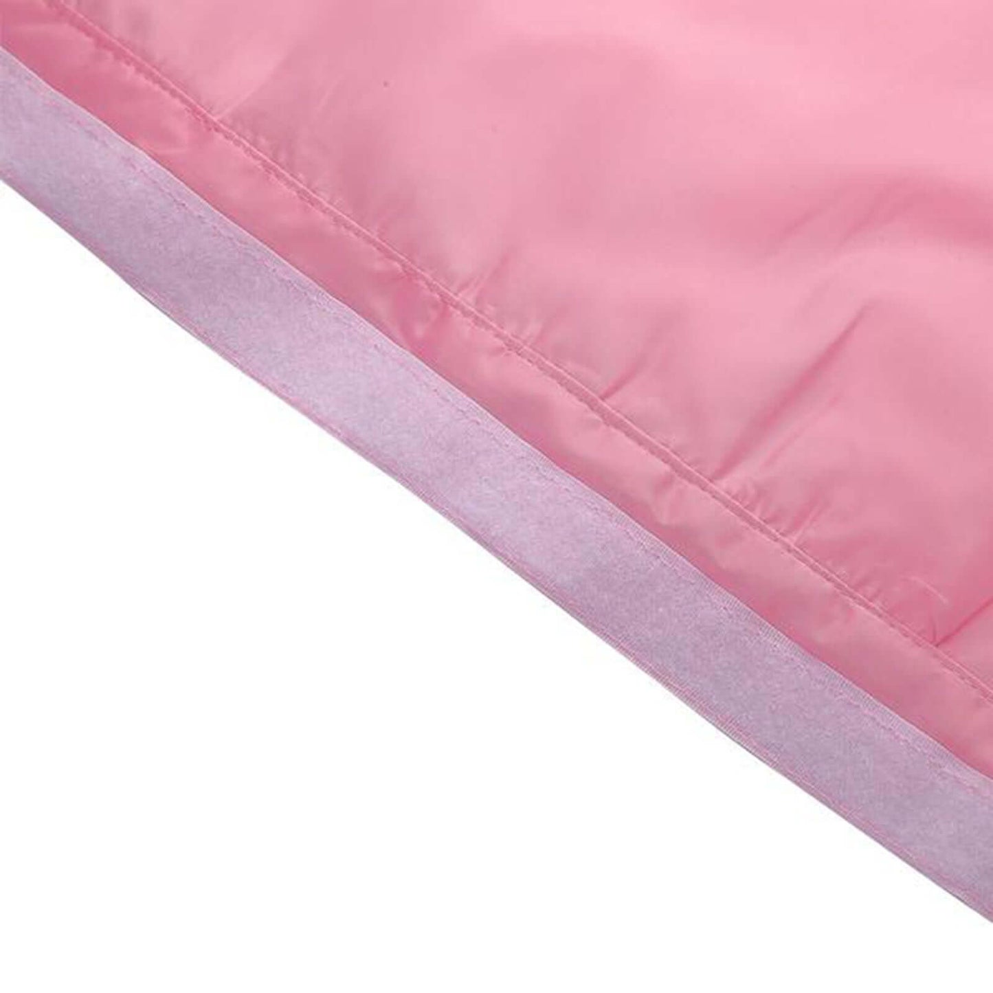 Tulle 17ft Table Skirt Pink/Rose Quartz - 4 Layer Pleated Tutu Table Cover