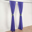 2 Pack Purple Polyester Event Curtain Drapes, 10ftx8ft Backdrop Event Panels With Rod Pockets 130 GSM