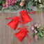 12 Pack 4"x6" Red Satin Drawstring Wedding Party Favor Gift Bags