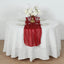 Glitter Gauze 27"x120" Table Runner Red - Sparkling Reusable Sheer Table Linen