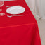 Scuba Square 70"x70" Tablecloth Red - Wrinkle Free & Stain Resistant Table Cover