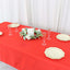 Polyester 54"x96" Rectangle Tablecloth Red - Wrinkle-Resistant & Easy-to-Care Table Cover