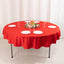 Scuba Round 70" Tablecloth Red - Wrinkle Free & Stain Resistant Table Cover