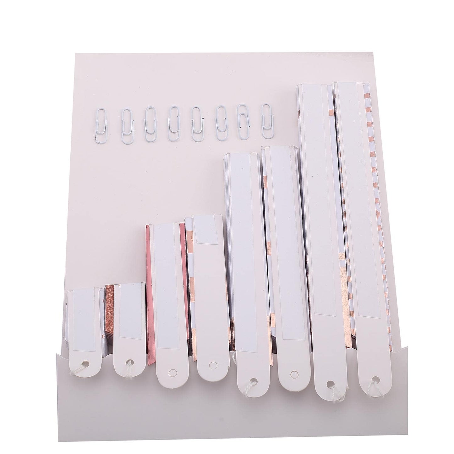 Set of 8 Gold Rose Gold Hanging Paper Fan Decorations, Pinwheel Wall Backdrop Party Kit - 4", 8", 12"