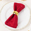 5 Pack Polyester 17"x17" Napkins Wine - Durable & Wrinkle Resistant Dinner Napkins