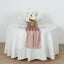 Glitter Gauze 27"x120" Table Runner Rose Gold - Sparkling Reusable Sheer Table Linen
