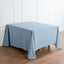 Polyester Square 90"x90" Tablecloth Dusty Blue - Wrinkle-Resistant & Durable Table Cover