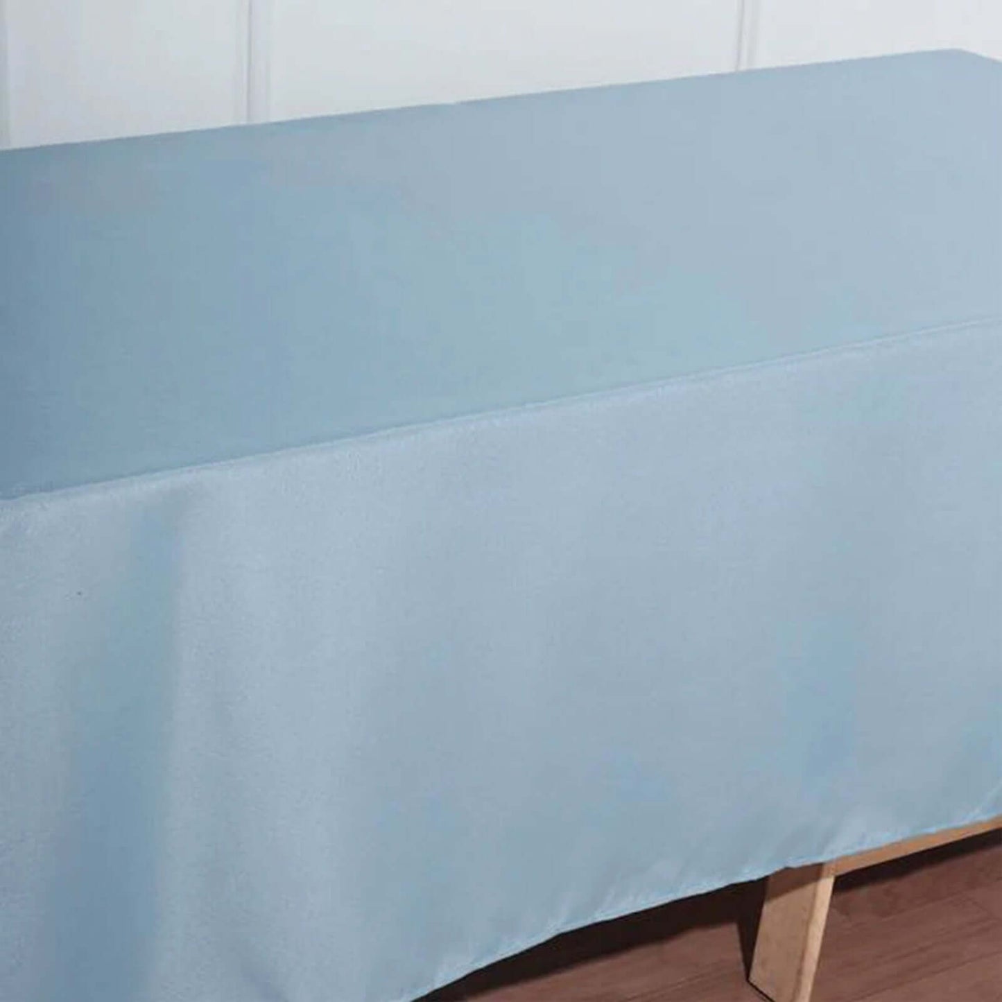 Polyester 72"x120" Rectangle Tablecloth Dusty Blue - Durable and Stylish Table Cover
