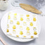 20-Pack Paper Dinner Napkins with Pineapple Design Metallic Gold - Disposable 3 Ply Cocktail Napkins for Parties