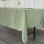 Satin Rectangular 60"x102" Tablecloth Sage Green - Smooth and Lustrous Table Cover