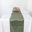 Satin 12"x108" Table Runner Dusty Sage Green - Stylish Table Linen