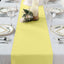 Polyester 12"x108" Table Runner Yellow - Durable & Wrinkle-Resistant Table Decor
