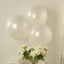 10 Pack White Biodegradable Balloons, 18" Thickened Extra Strong Eco-friendly Latex Helium Party Balloons