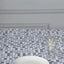 Sequin 72"x72" Table Overlay Square Tablecloth White - Big Payette Design for Classy Celebrations