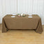 Polyester 72"x120" Rectangle Tablecloth Taupe - Durable and Stylish Table Cover