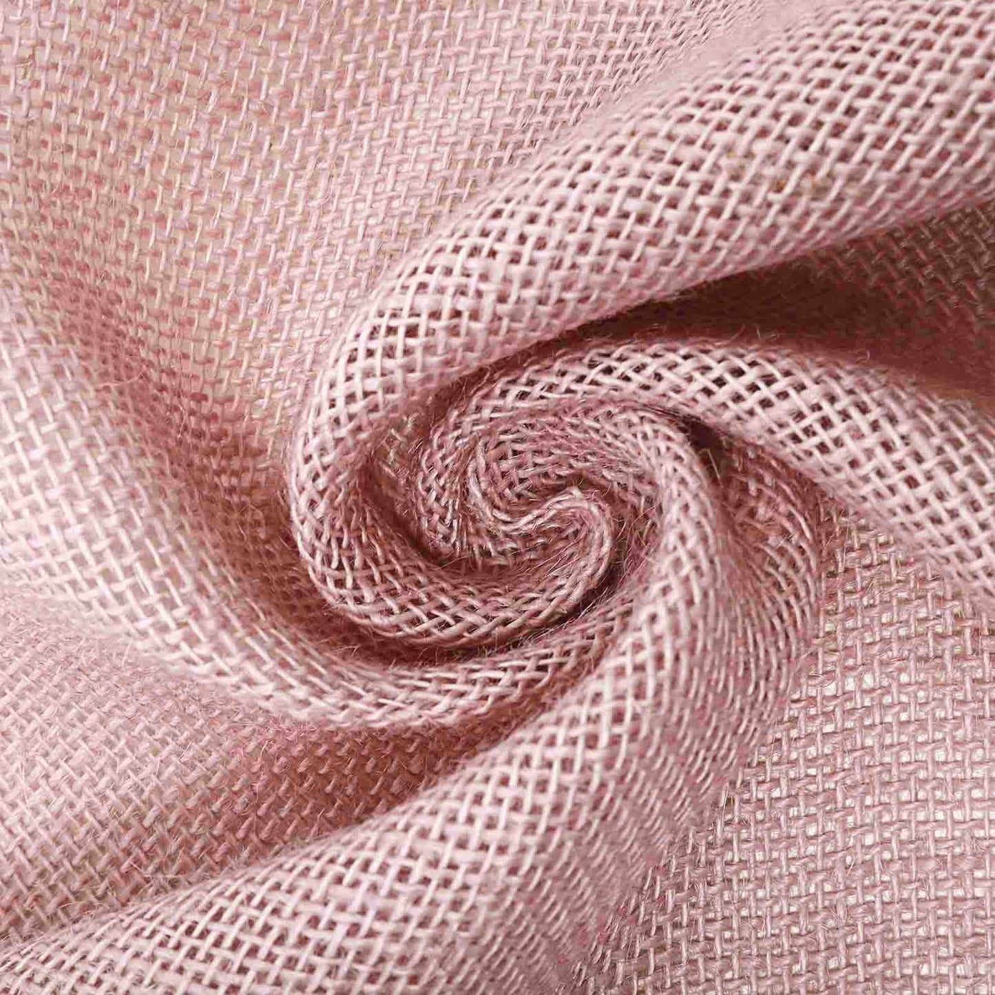 Burlap Jute 14"x108" Table Runner Dusty Rose - Rustic Boho Chic Tabletop Decor