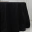 Fire Retardant Premium Polyester 120" Round Tablecloth Black - High-Performance Seamless Table Cover