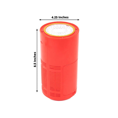 Fireworks Bubble Machine with RGB Lights and Realistic Sound â€“ 8.5â€ Automatic Bubble Blower for Kids 20 holes 240ml