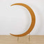 7.5ft Gold Spandex Crescent Moon Wedding Arch Cover, Custom Fitted Chiara Backdrop Stand Cover