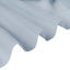 5ftx32ft Dusty Blue Chiffon Curtain Panel, Durable Flame Resistant Backdrop Ceiling Drapery With Rod Pocket