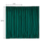 2 Pack Hunter Emerald Green Scuba Polyester Event Curtain Drapes, Durable Flame Resistant Backdrop Event Panels Wrinkle Free with Rod Pockets - 10ftx10ft