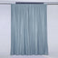 2 Pack Dusty Blue Scuba Polyester Event Curtain Drapes, Durable Flame Resistant Backdrop Event Panels Wrinkle Free with Rod Pockets - 10ftx10ft