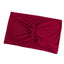 5 Pack Spandex Chair Sashes Burgundy Ruffled Style - Wide Easy to Use Stretch Chair Bands 8"x13"