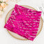 Sequin Mesh 20"x20" Napkin Fuchsia Silver - Wave Embroidered Reusable Napkin