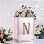 Decorative Rhinestone Alphabet "N" Letter Stickers, Glitter Adhesive Craft Letters Gold DIY Sparkle Embellishments 8"