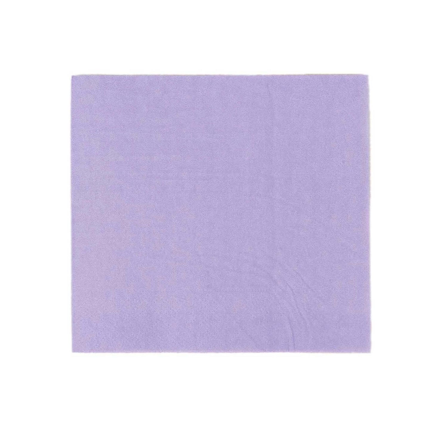 50-Pack Paper Beverage Napkins Lavender Lilac - 2 Ply Disposable Soft 18GSM Cocktail Napkins 5"x5"