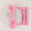 5 Pack Scuba 20"x20" Napkins Pink - Durable & Reusable Dinner Napkins