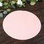 50 Pack 13" Round Disposable Paper Placemats â€“ Pink Cardboard Dining Table Mats, 120 GSM